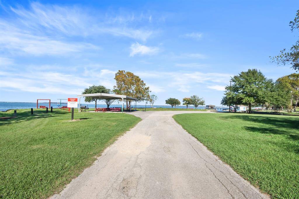 Neighborhood's private park.