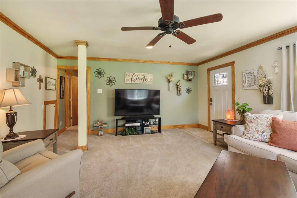 A Bedroom with a Full Bathroom is off the Family Room.