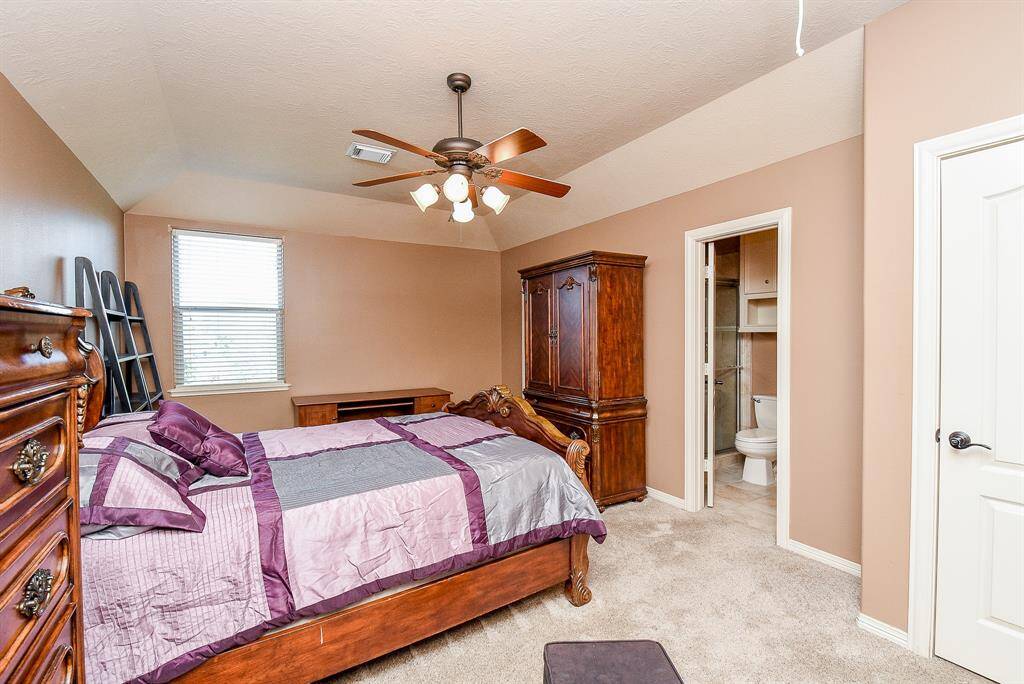 There are also two large bedrooms upstairs and each has their own private bath as well - great closet space too - and ceiling fans!