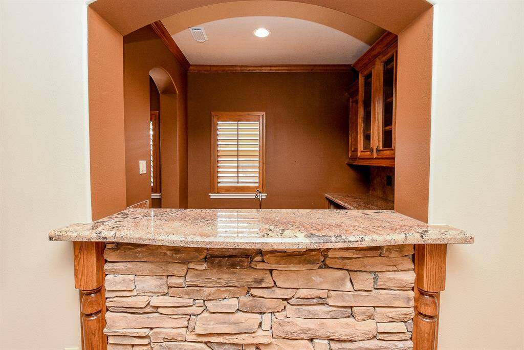 This is a closer look at the upstairs bar area.