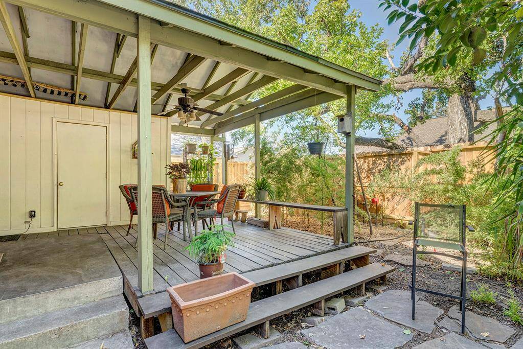 Covered seating area/patio
