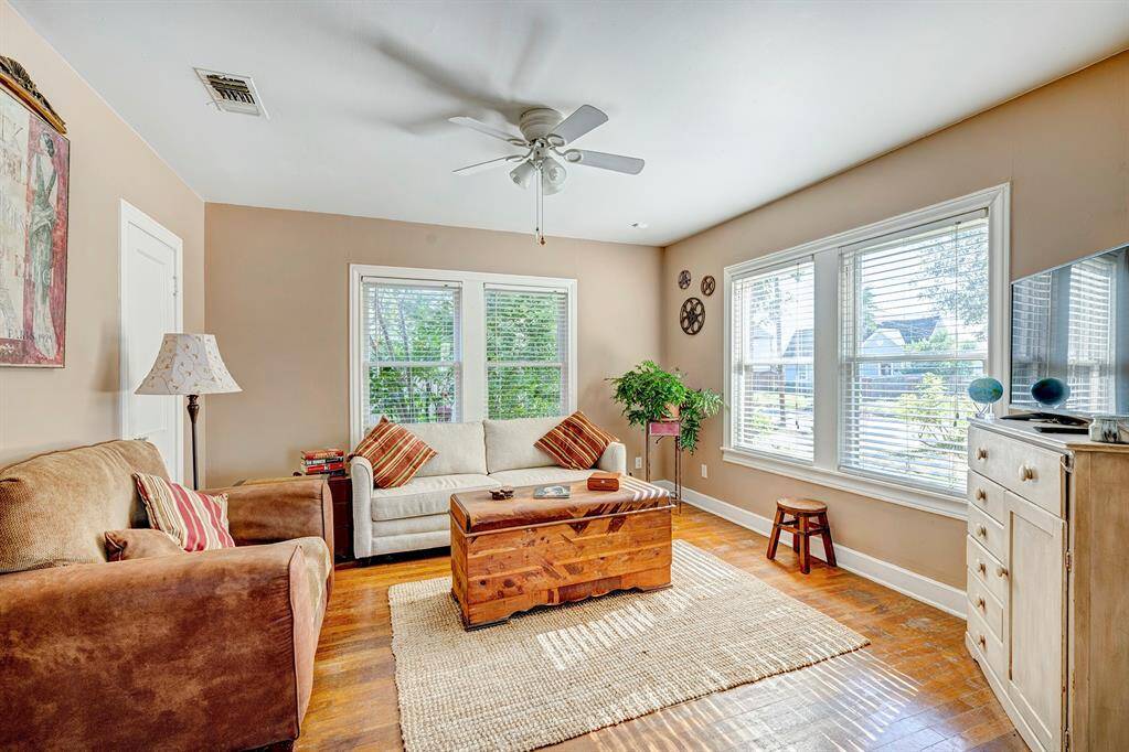 Third bedroom currently used as a sitting room.