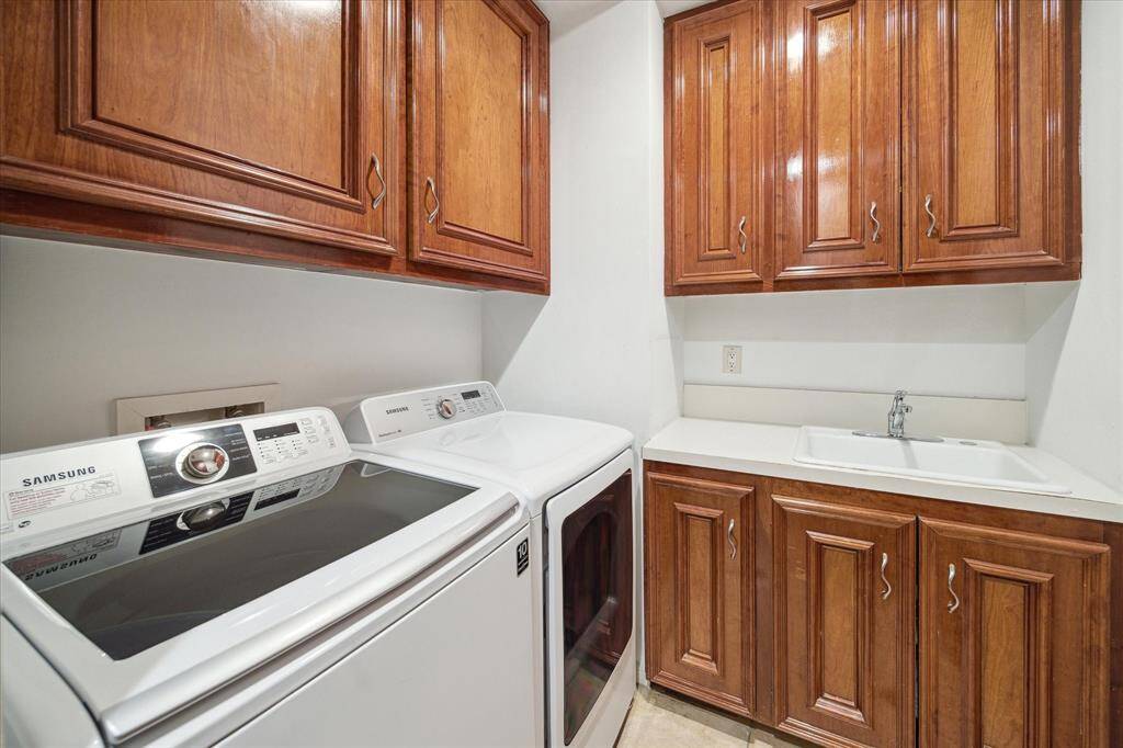 The utility room located on the first floor.