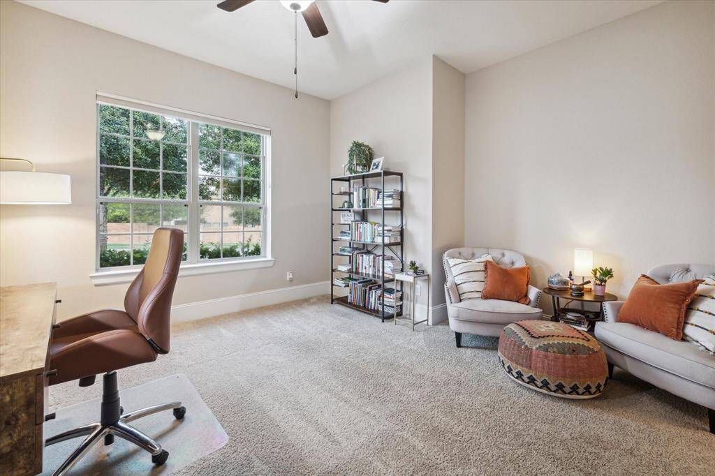 3rd bedroom located downstairs currently being used as an office