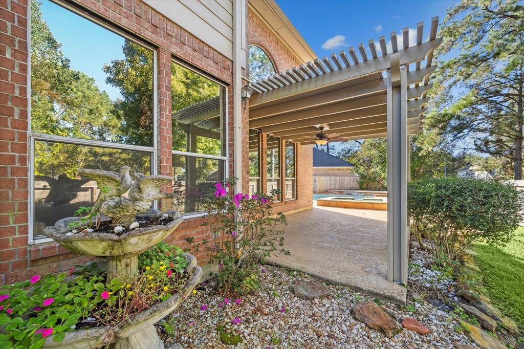 Covered patio