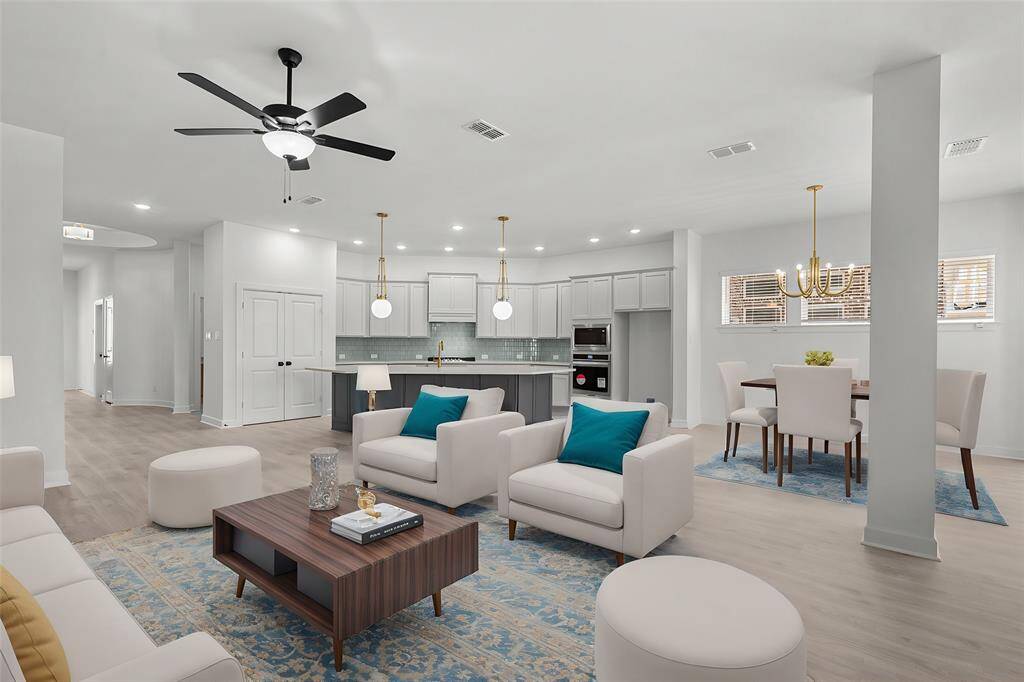 Virtually staged to give you the visual you need to see furniture placement and how the home can live.