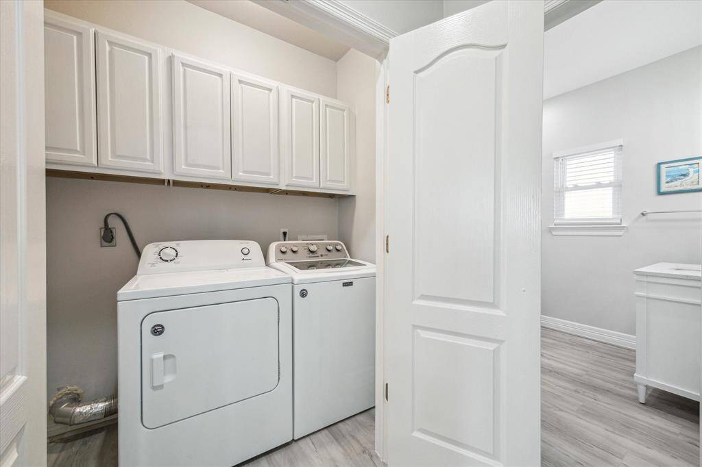 Laundry room on the main floor.