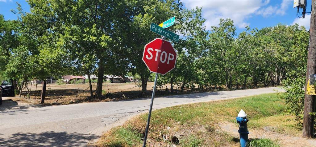 Property is located across the street from the intersection of Noel & Pederson