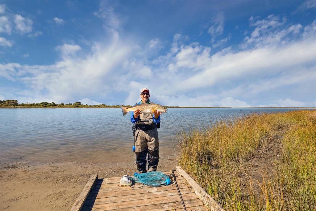 Like to fish? This was caught down the street at Galveston Island State Park.