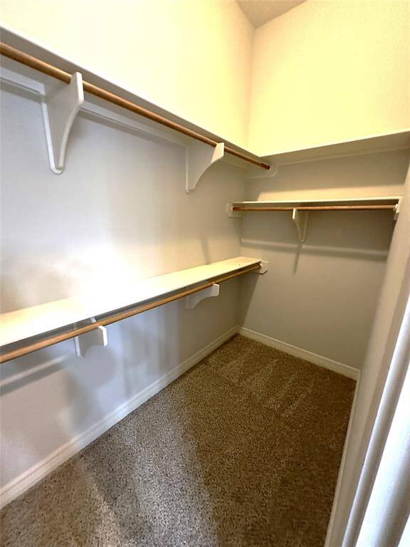 Very large walk in closet. This picture does not show the entire closet.  There is an additional second closet