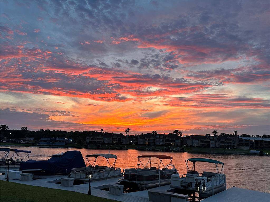 This is the view from your condo in the evenings