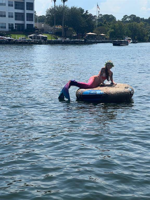 Enjoy seeing the mermaid from the Pirate Tour Boat