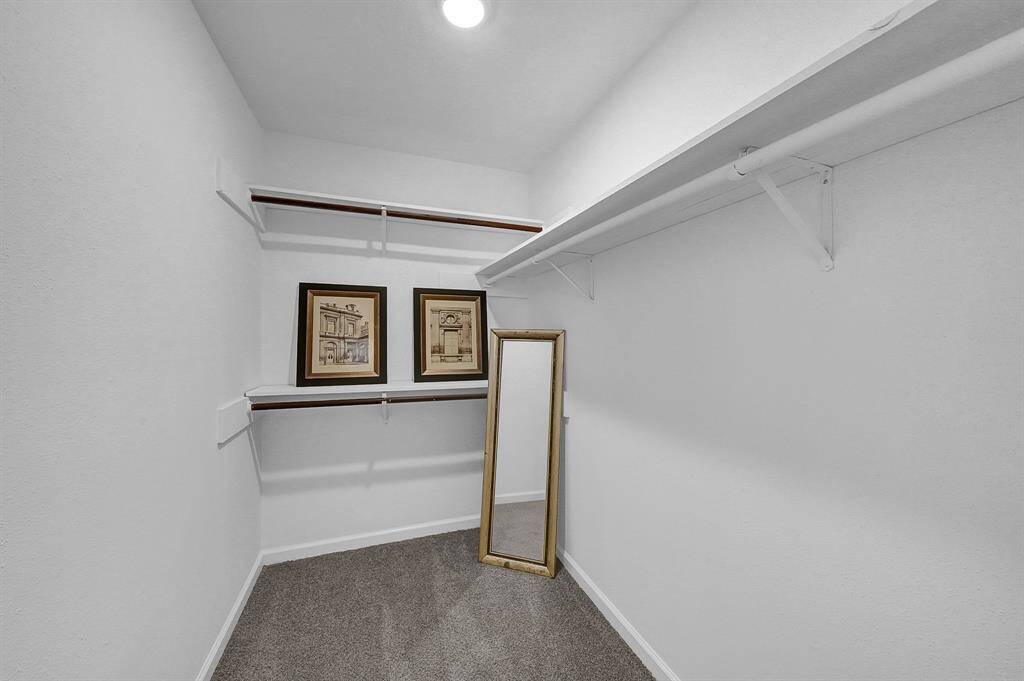 Primary walk in closet