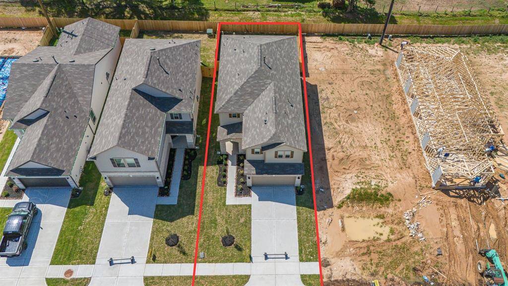 Amazing aerial shot of this gorgeous KB Home home situated on a large lot with NO BACK NEIGHBORS!