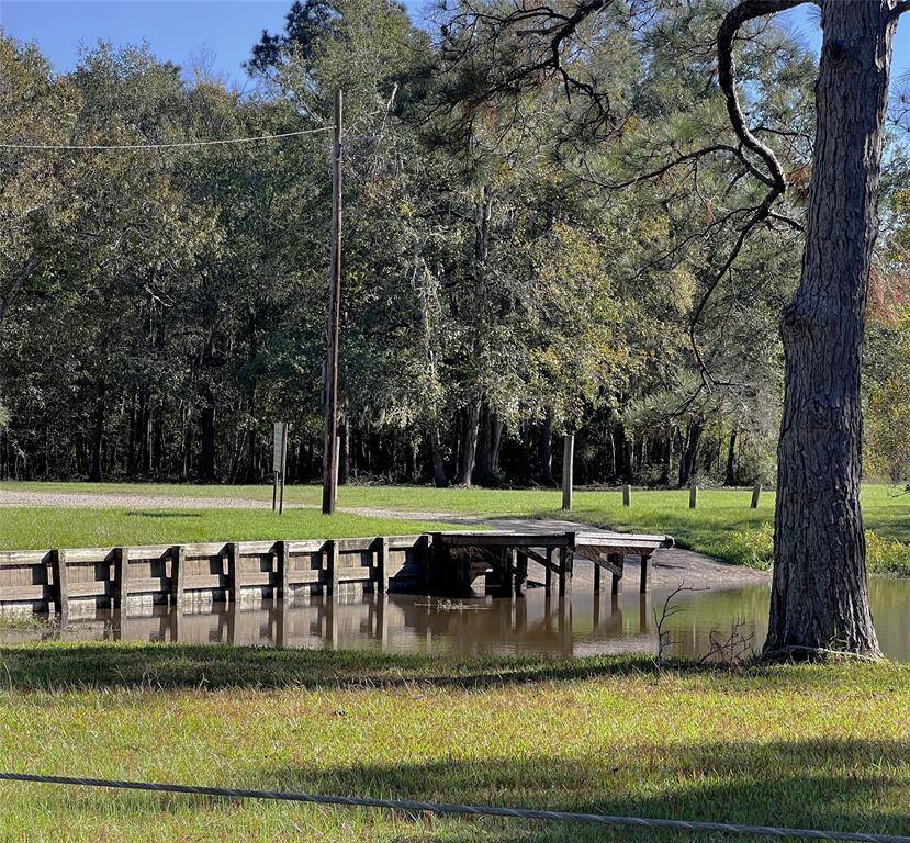 Gated entrance to the private boat launch.