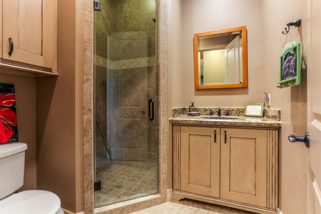 3rd full bathroom with beautiful walk in shower