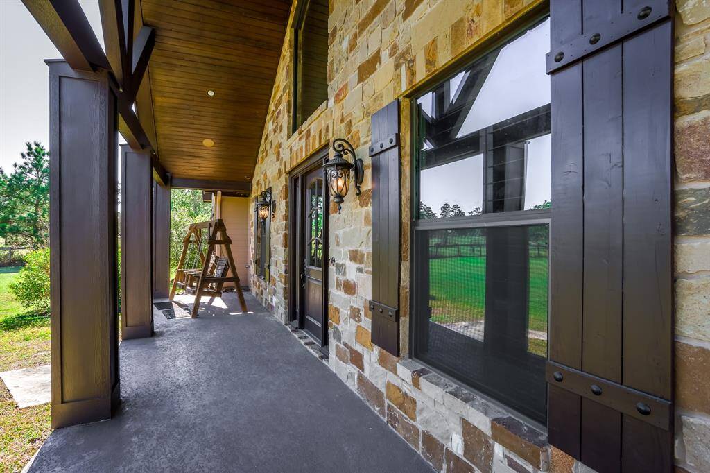 Large front porch