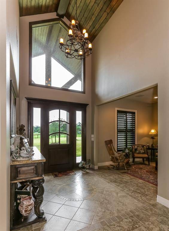 Beautiful iron chandelier