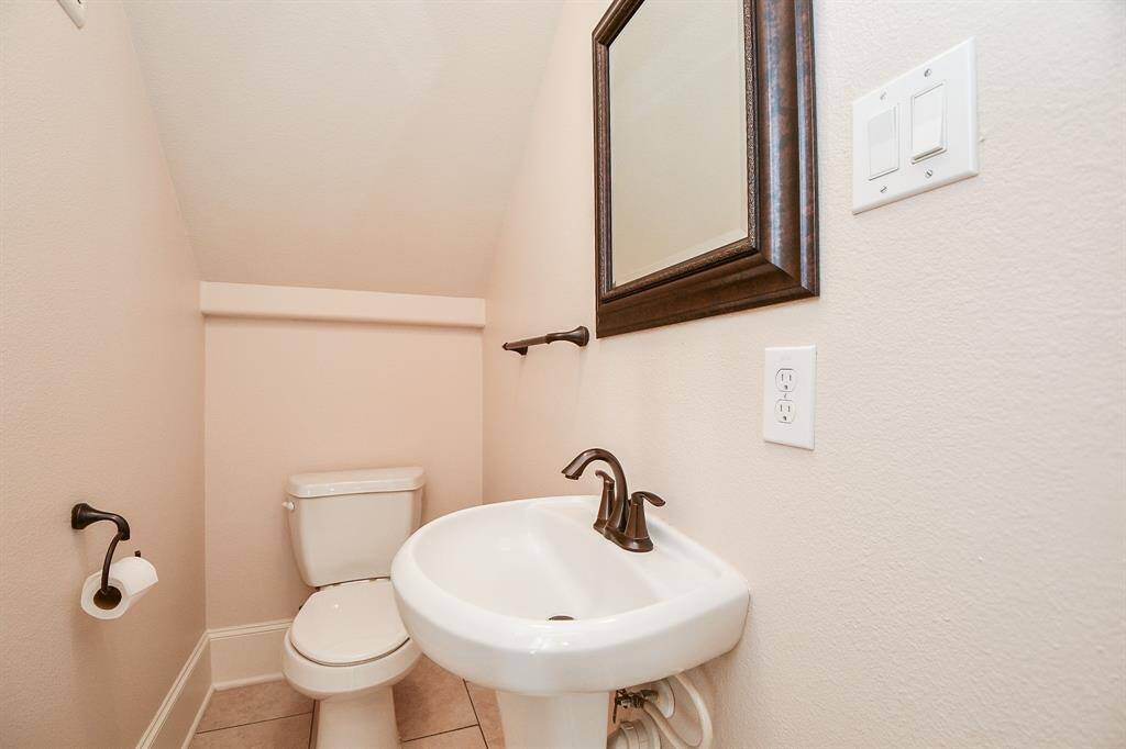 Powder room at main house