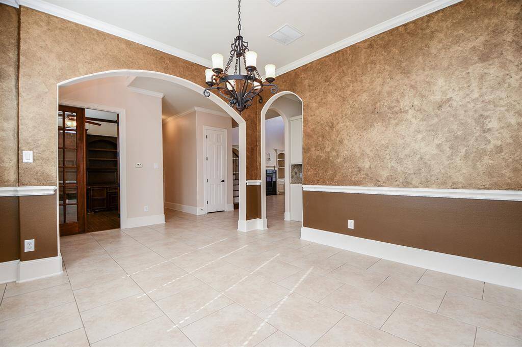 Second view of formal dining room