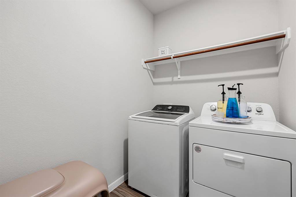 Large laundry room in home.