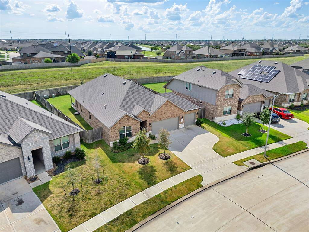 You won't feel cramped with the well-apportioned lots and driveways.
