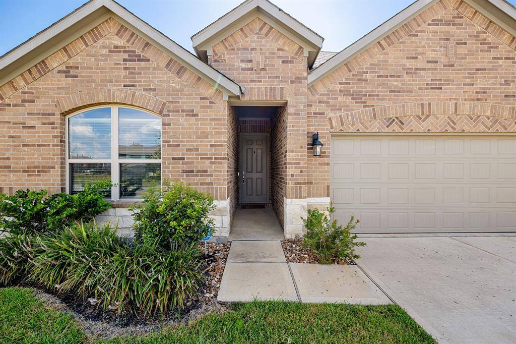 Brick and stone elevation.