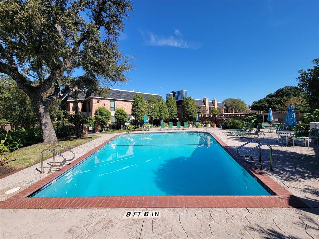 Relax at the huge community pool.