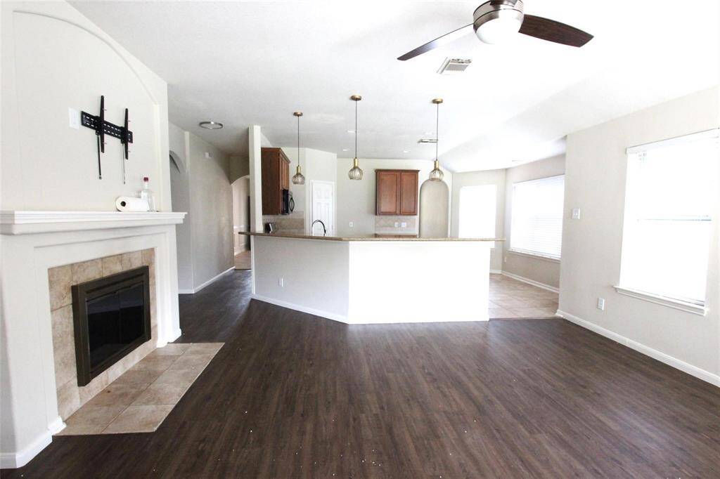 Family Room opens to Kitchen