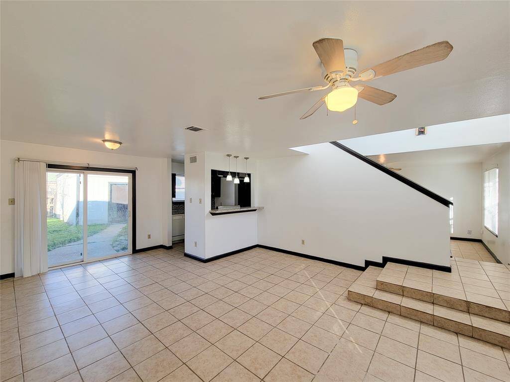 View of Sliding Glass door leading to the backyard