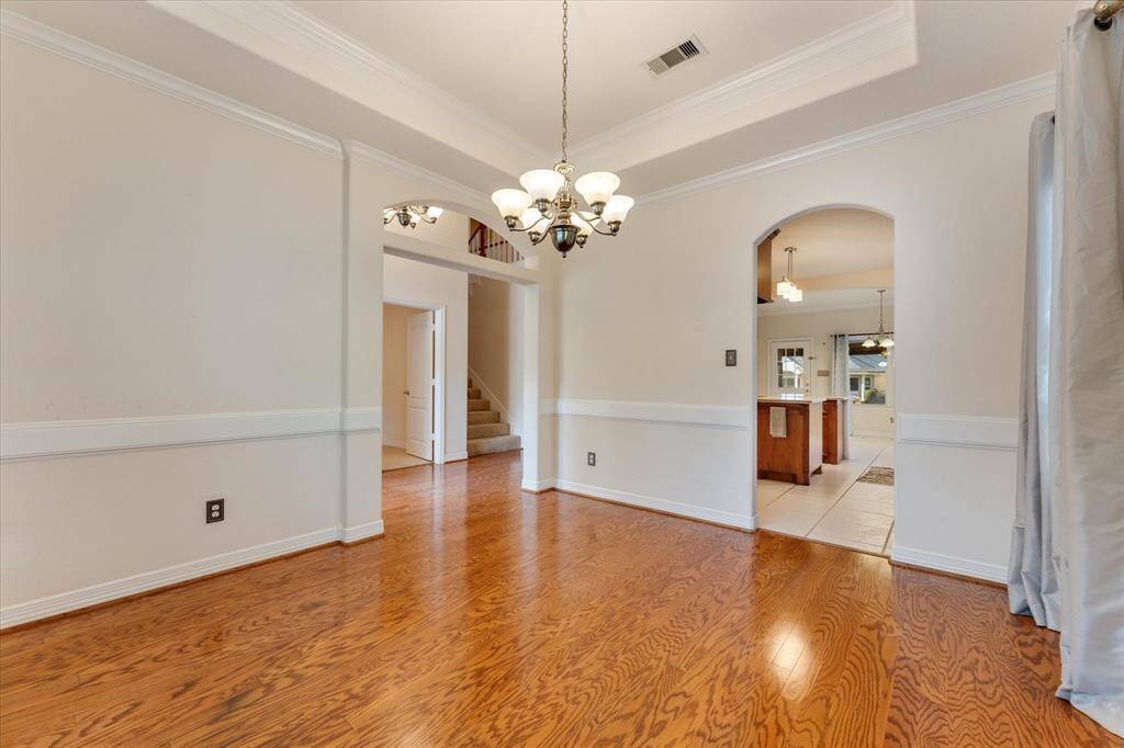 Formal Dining Room opening to Kitchen