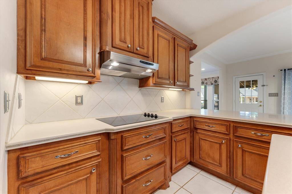 Glass cooktop