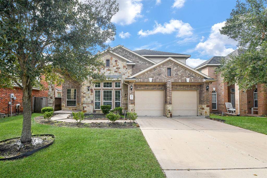 Beautiful upgraded stone exterior.