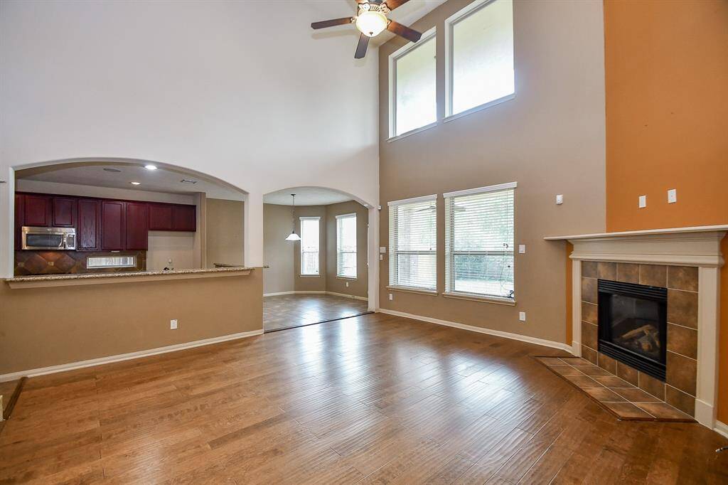 Open concept of family room.