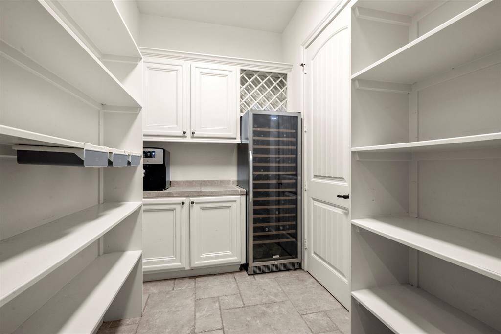 Huge pantry. *Wine fridge and counter ice maker are excluded.