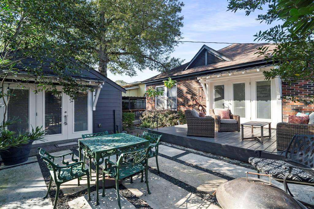 Step outside into your own private urban oasis with garden studio just steps away from the main house.