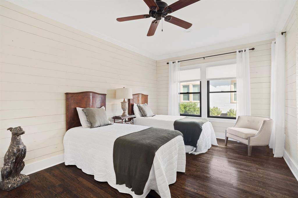 Spacious, light-filled bedrooms.