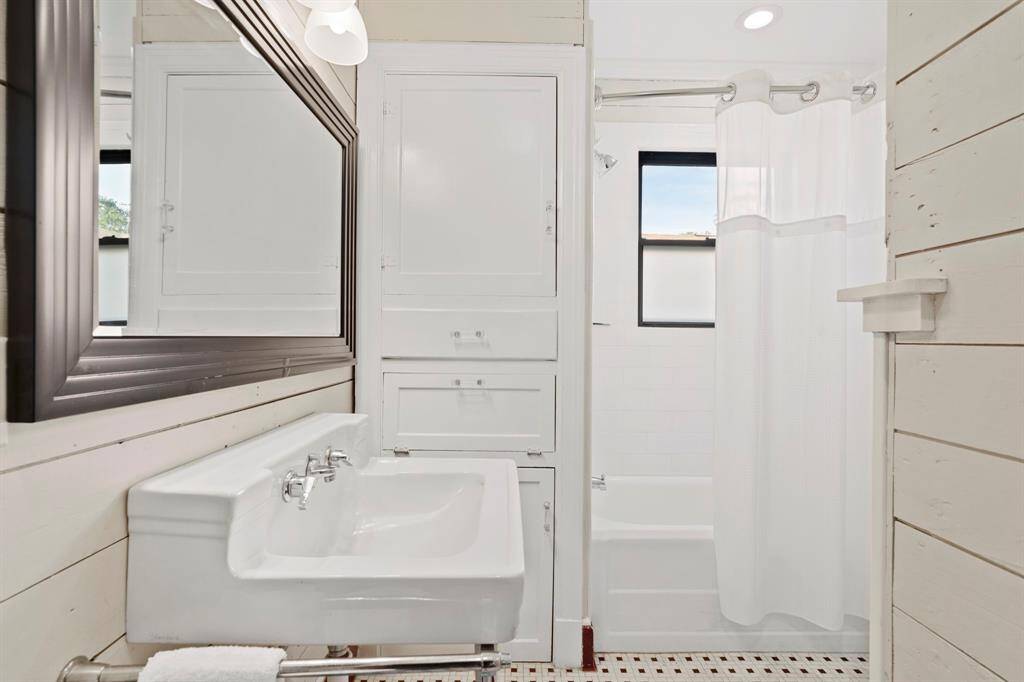 This home has a large capacity hot water heater.