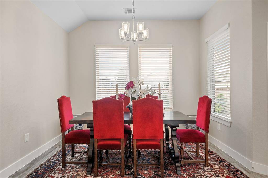 Dining area with excellent natural light.