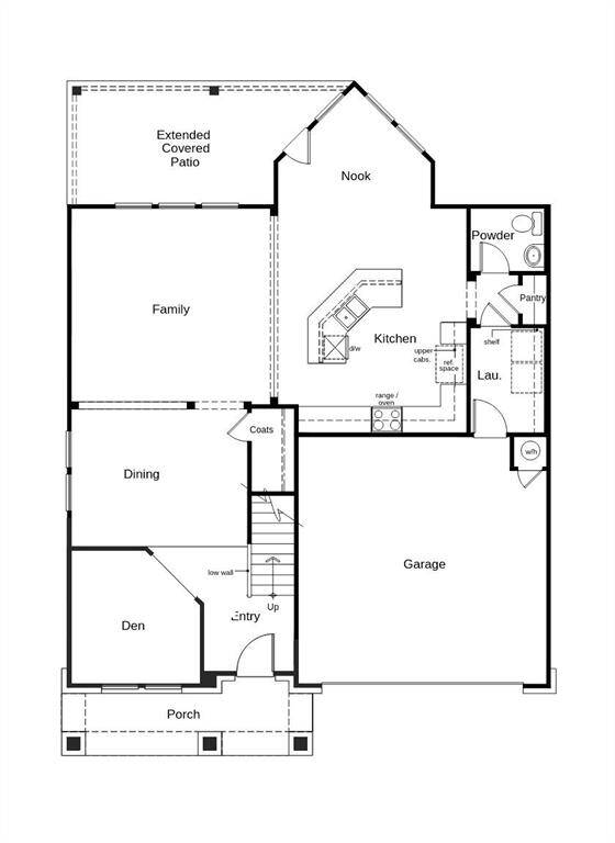 This floor plan features 3 bedrooms, 2 full baths, 1 half bath and over 2,700 square feet of living space.