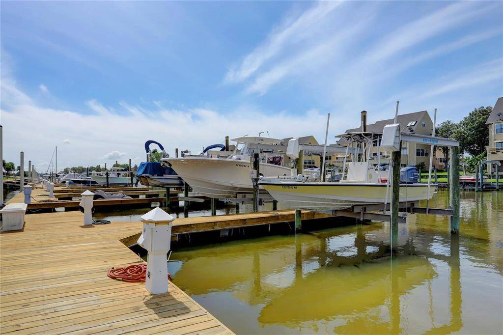 Enjoy direct access to the water with your private backyard boat slip.