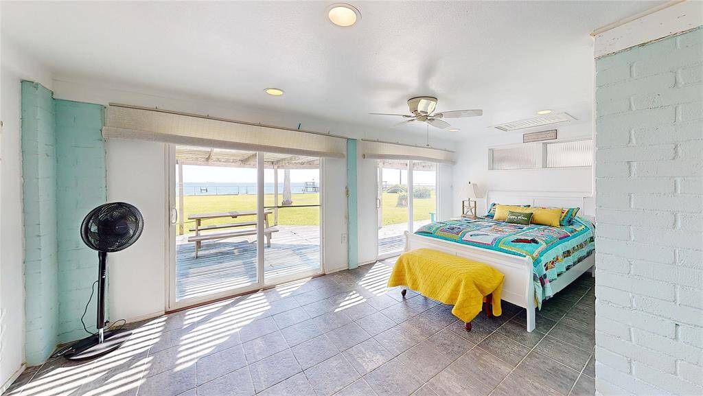 Guest House Bedroom with walk in closet.