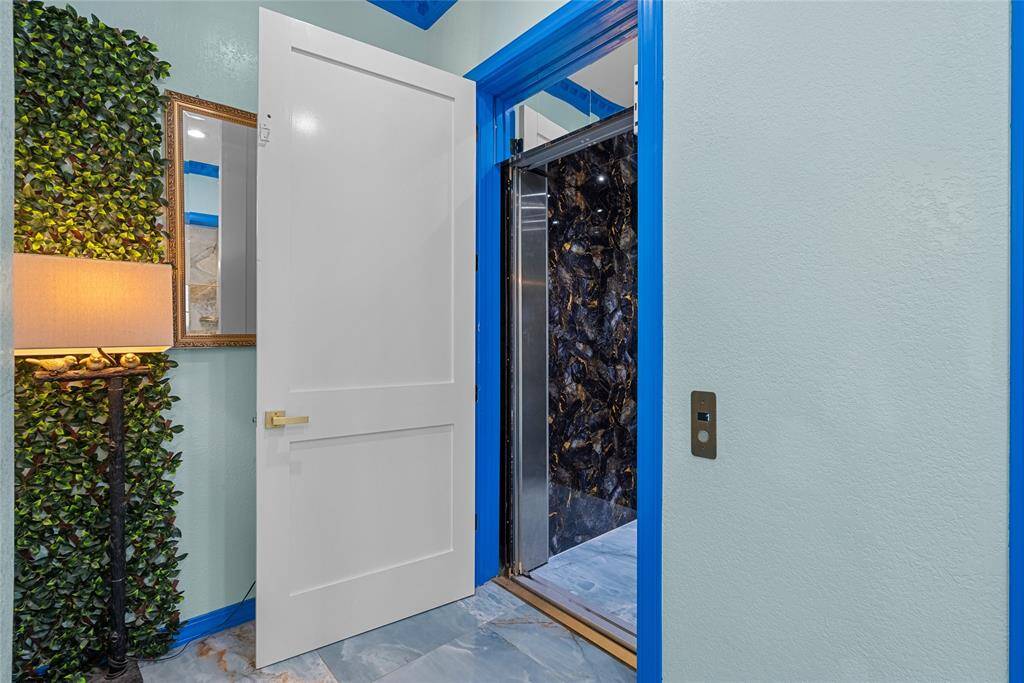 private elevator to all 3 floors