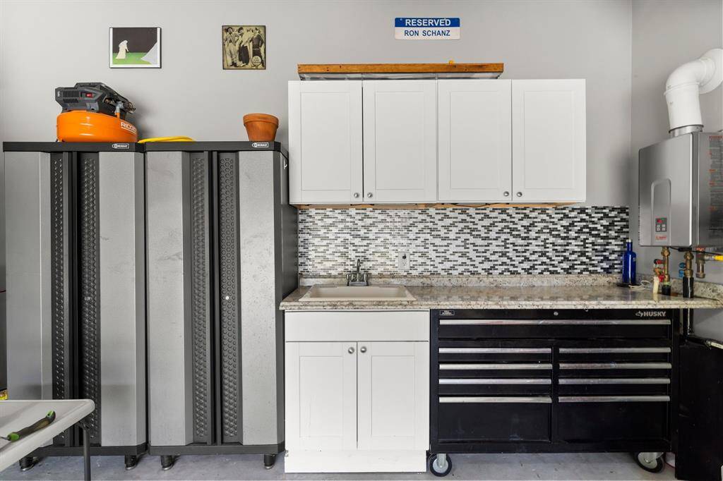 Utility Sink in Garage