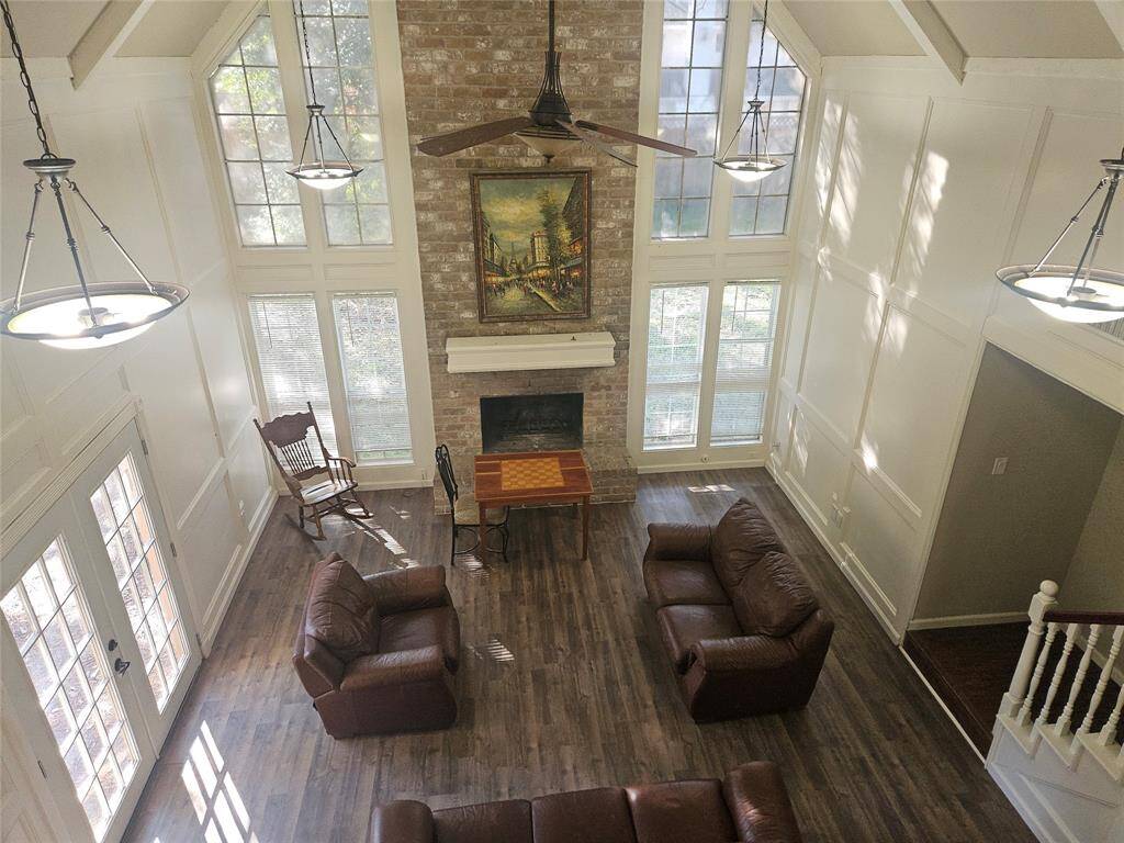 View of den from upstairs