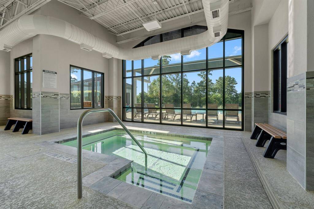 Inside Hot Tub