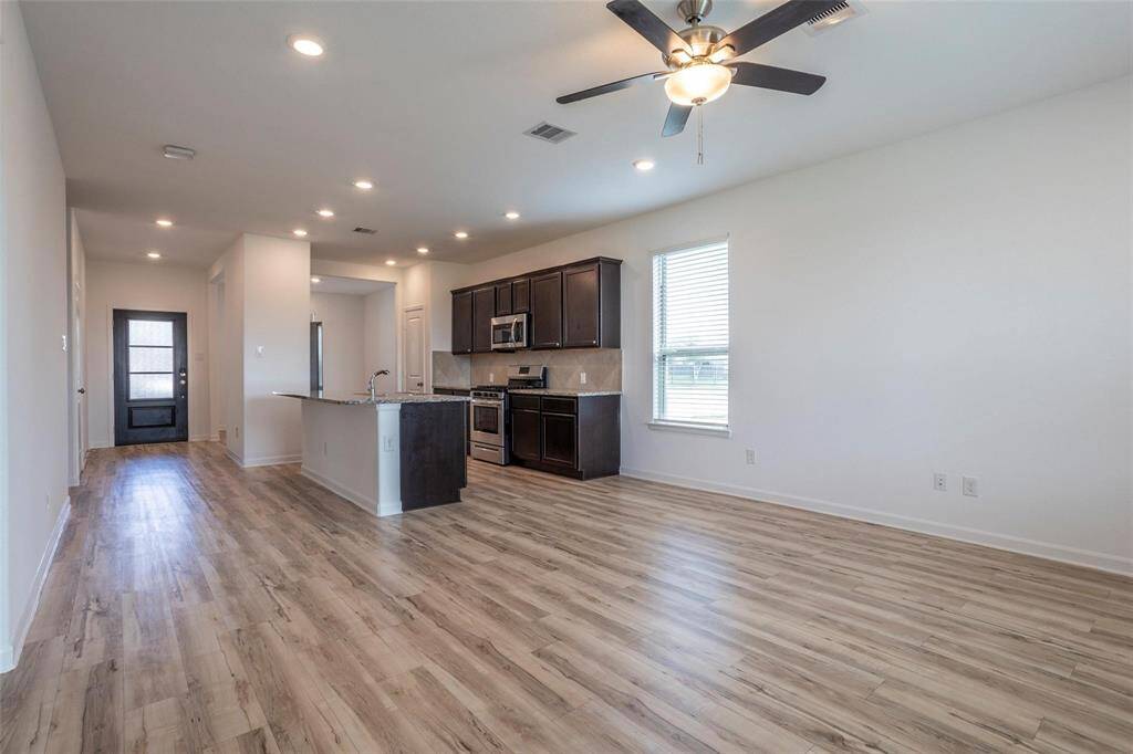 Perfect for entertaining with the kitchen and living room being so open.