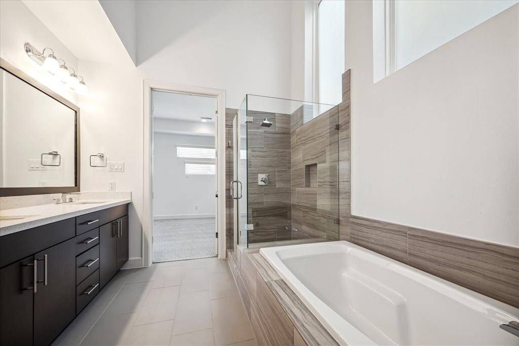 Another view of the primary bathroom.