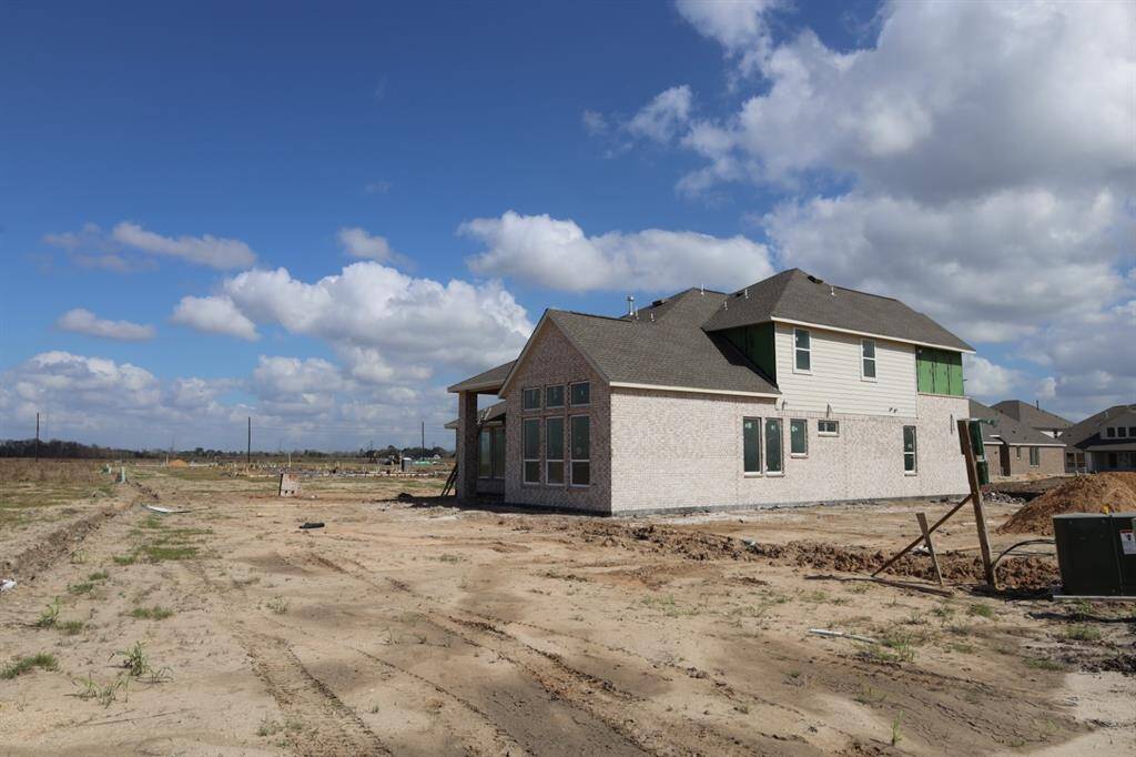From rear corner