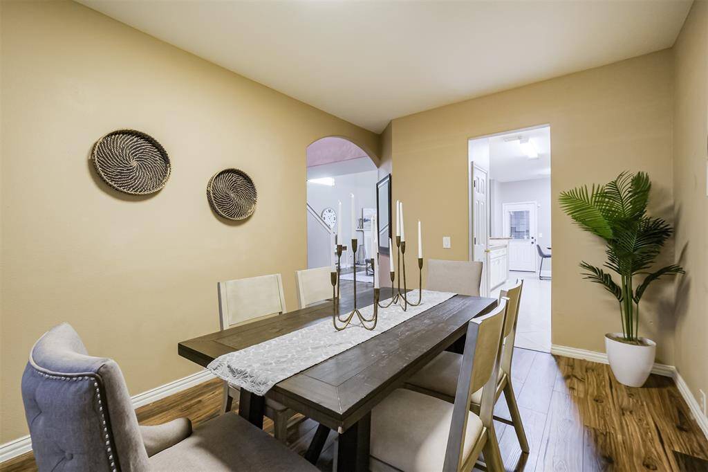 The dining room could also function as a nice home office.